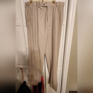 Louis Raphael Men's Beige Dress Pants